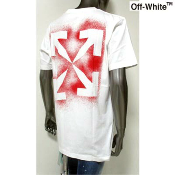楽天市場】オフホワイト OFF-WHITE メンズ トップス Tシャツ 半袖 ロゴ  
