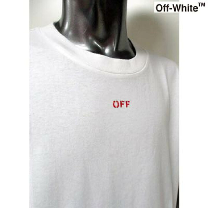 楽天市場】オフホワイト OFF-WHITE メンズ トップス Tシャツ 半袖 ロゴ  