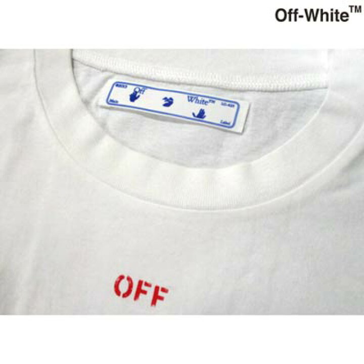 楽天市場】オフホワイト OFF-WHITE メンズ トップス Tシャツ 半袖 ロゴ  