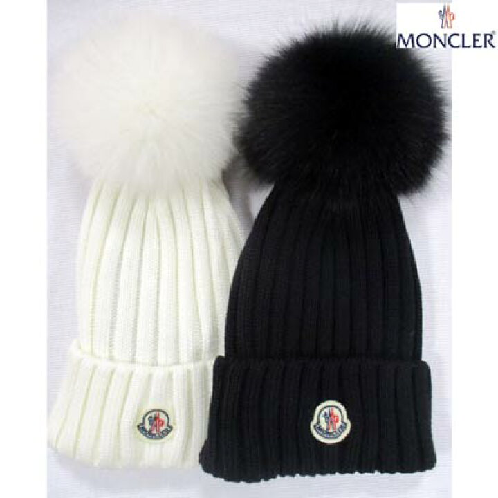楽天市場】モンクレール MONCLER レディース 帽子 ニット帽 ニット 