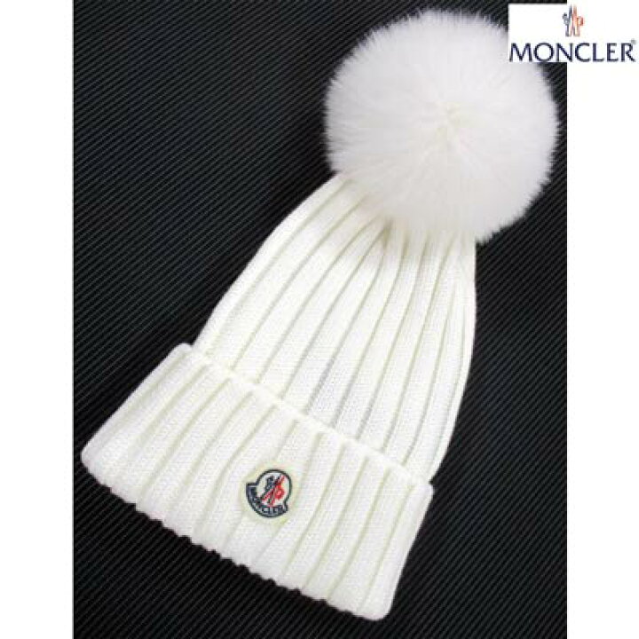 楽天市場】モンクレール MONCLER レディース 帽子 ニット帽 ニット 
