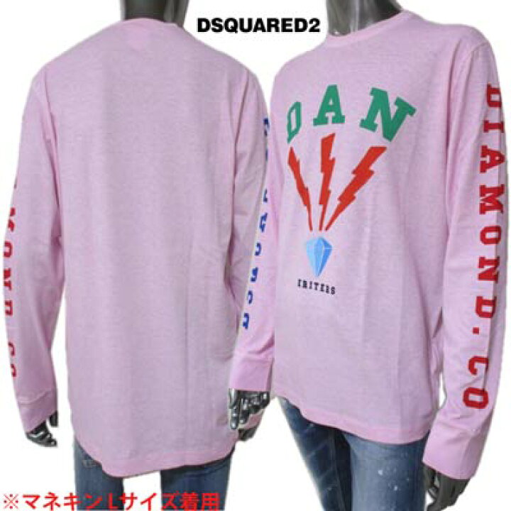 楽天市場】ディースクエアード DSQUARED2 メンズ トップス ロンT 長袖 