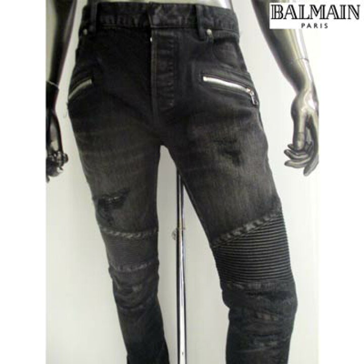 楽天市場】バルマン BALMAIN メンズ パンツ ボトムス ロゴ BALMAINロゴ  