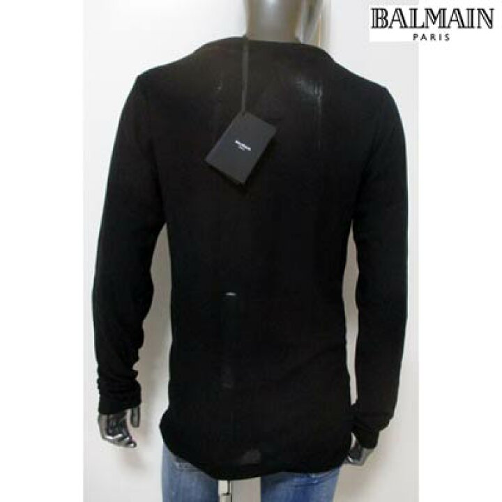 楽天市場】バルマン BALMAIN メンズ トップス ロンT 長袖 ロゴ 2color 