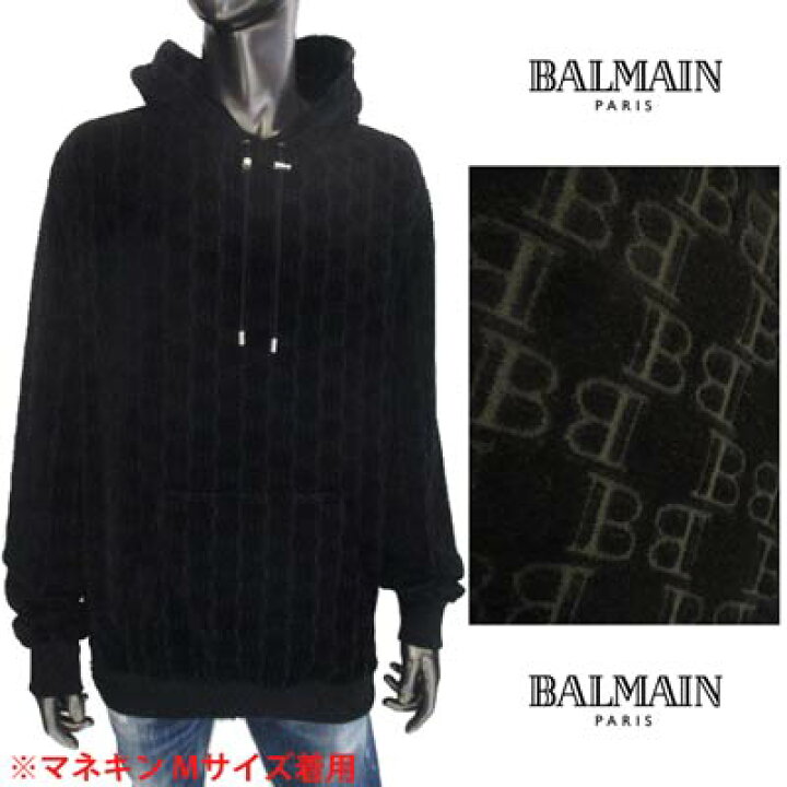 楽天市場】バルマン BALMAIN メンズ トップス パーカー フーディー 