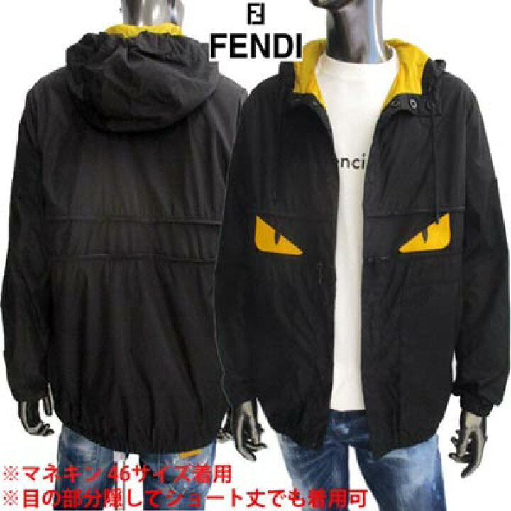 楽天市場】フェンディ FENDI メンズ アウター ジャケット ロゴ ※目部分 