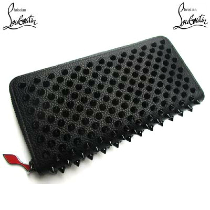 楽天市場 クリスチャンルブタン Christian Louboutin メンズ 財布 ウォレット 長財布 ロゴ ユニセックス可 Panettone Wallet カーフレザーブラックスタッズ付きラウンドファスナーロングウォレット 黒 Calf Cm53 R 02a 秋冬 送料無料 Smtb Tk