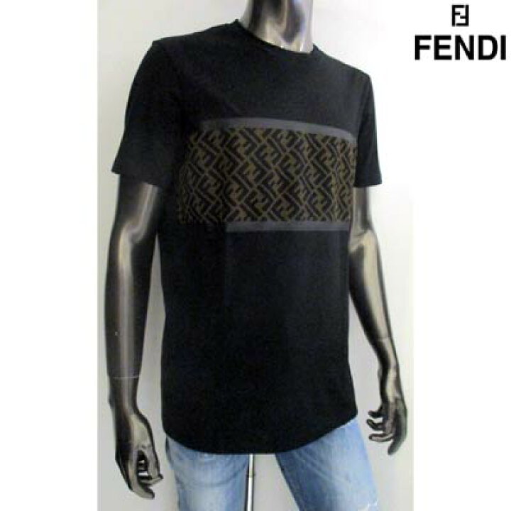 楽天市場】フェンディ FENDI メンズ トップス Tシャツ 半袖 ロゴ 