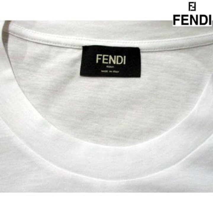 楽天市場】フェンディ FENDI メンズ トップス Tシャツ 半袖 ロゴ 