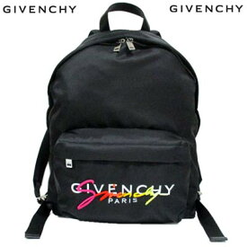 ジバンシー GIVENCHY メンズ 鞄 バッグ バックパック ロゴ ユニセックス可 GIVENCHYロゴプリント・ロゴ刺繍付きバックパック ブラック BK500JK 0YE 001 (R147400) 02A 秋冬【送料無料】 【smtb-TK】