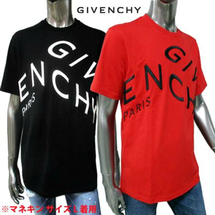 楽天市場 ジバンシー Givenchy メンズ トップス Tシャツ 半袖 ロゴ 2color アシンメトリーgivenchyロゴ刺繍付きtシャツ ブラック レッド Bm70yc 3002 004 606 R000 02a 秋冬 送料無料 Smtb Tk ガッツ ブランドショップ