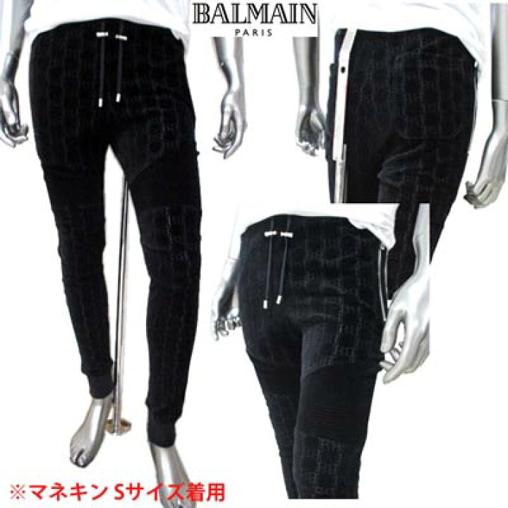 楽天市場】バルマン BALMAIN メンズ パンツ ボトムス ロゴ setup着可 