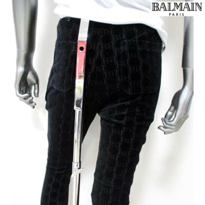 楽天市場】バルマン BALMAIN メンズ パンツ ボトムス ロゴ setup着可 