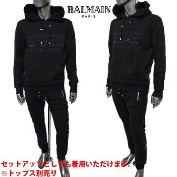 楽天市場】バルマン BALMAIN メンズ パンツ ボトムス ロゴ setup着可 