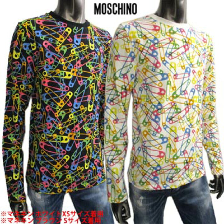楽天市場】モスキーノ MOSCHINO メンズ トップス ロンT 長袖 ロゴ 