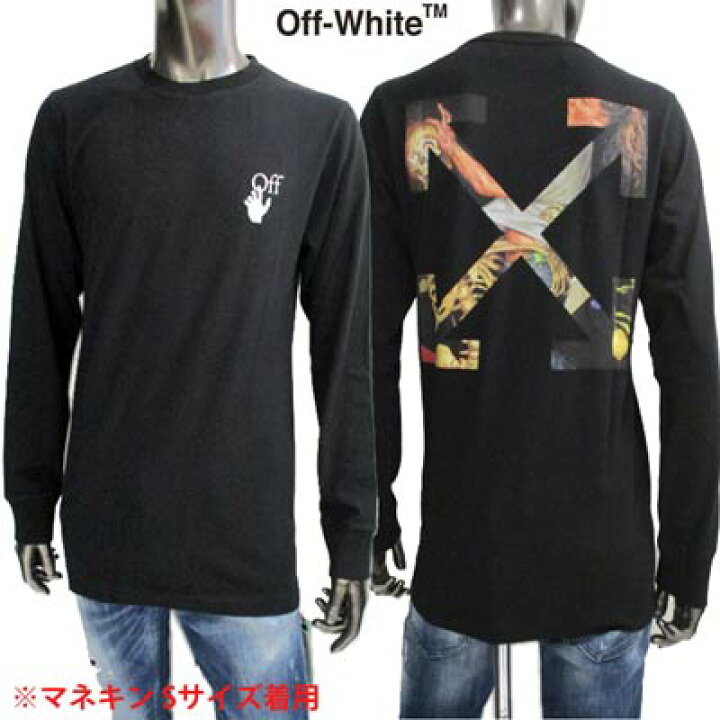 楽天市場】オフホワイト OFF-WHITE メンズ トップス ロンT 長袖 ロゴ 