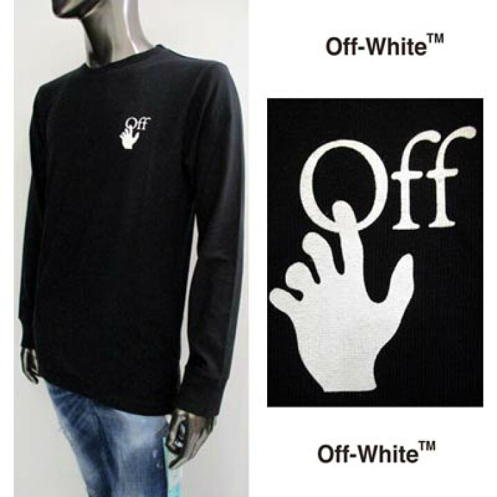 楽天市場】オフホワイト OFF-WHITE メンズ トップス ロンT 長袖 ロゴ 