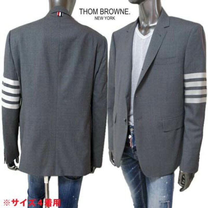 楽天市場】トムブラウン THOM BROWNE メンズ アウター ジャケット ロゴ  