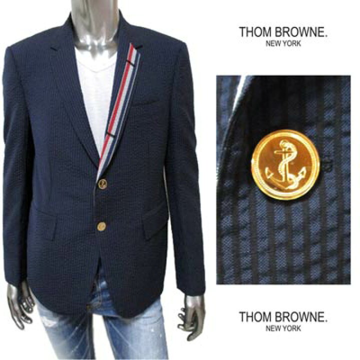 楽天市場】トムブラウン THOM BROWNE メンズ アウター ジャケット ロゴ 