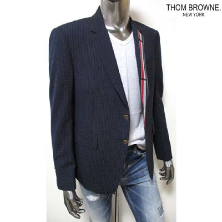 楽天市場】トムブラウン THOM BROWNE メンズ アウター ジャケット ロゴ 