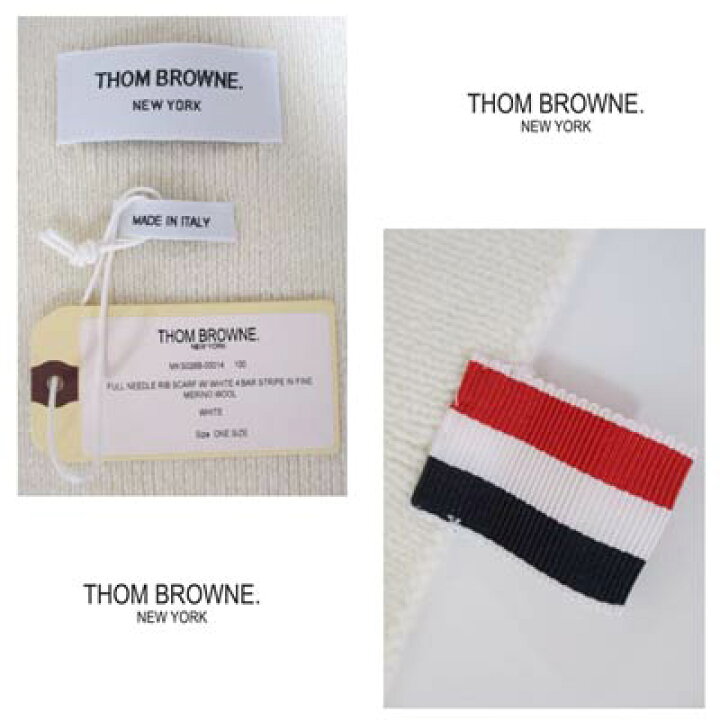 楽天市場】トムブラウン THOM BROWNE メンズ 小物 ストール マフラー 