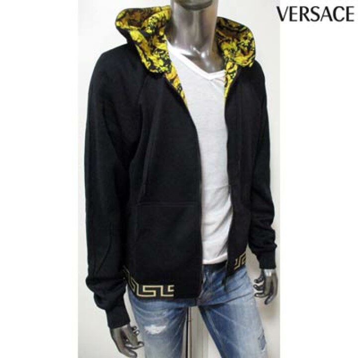 楽天市場】ヴェルサーチ VERSACE メンズ トップス パーカー ロゴ 