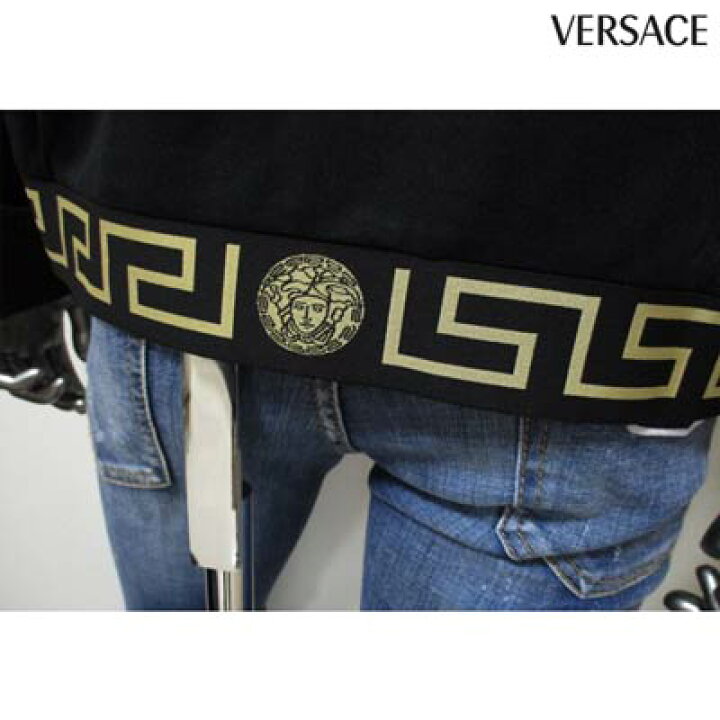 楽天市場】ヴェルサーチ VERSACE メンズ トップス パーカー ロゴ 