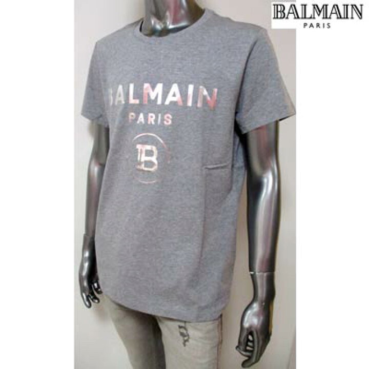 楽天市場】バルマン BALMAIN メンズ トップス Tシャツ 半袖 ロゴ 