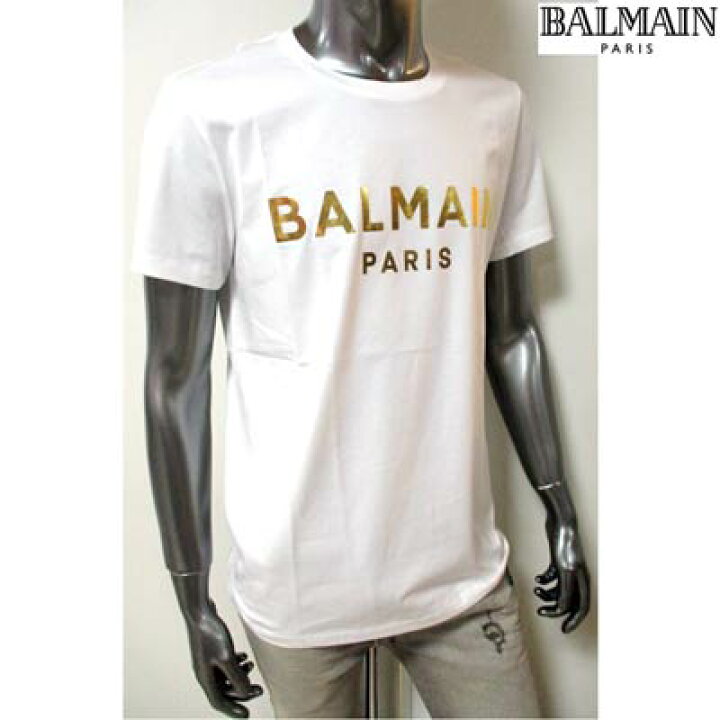 楽天市場】バルマン BALMAIN メンズ トップス Tシャツ 半袖 ロゴ 