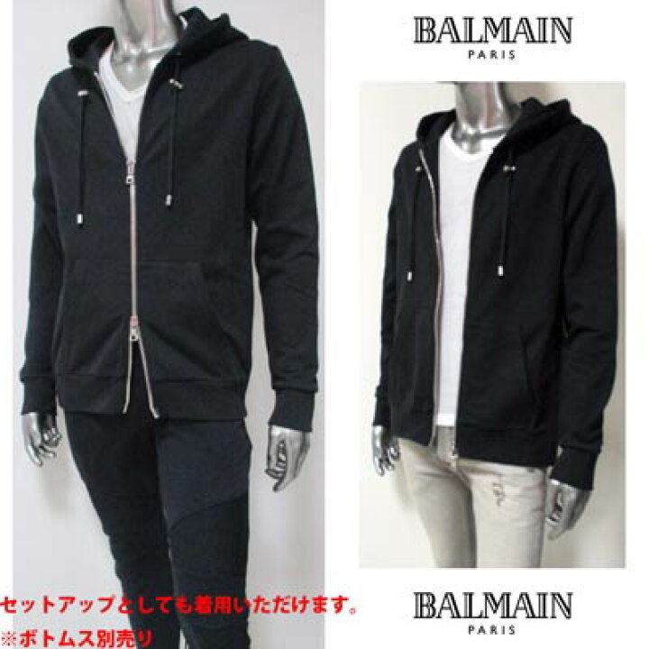楽天市場】バルマン BALMAIN メンズ トップス パーカー フーディー  