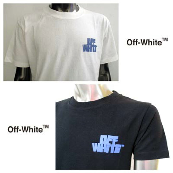 楽天市場】オフホワイト OFF-WHITE メンズ トップス Tシャツ 半袖 ロゴ  