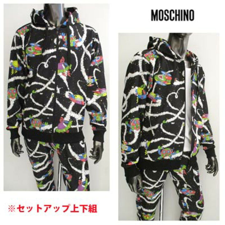 楽天市場】モスキーノ MOSCHINO メンズ セットアップ上下組 トップス 