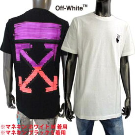 オフホワイト OFF-WHITE メンズ トップス Tシャツ 半袖 ロゴ 2color チェスト部分ハンドロゴ・バックグラフィティーアローロゴプリント付Tシャツ 白/黒 OMAA027R 21JER003 0125/1032 (R41800) GB121 春夏【送料無料】 【smtb-TK】