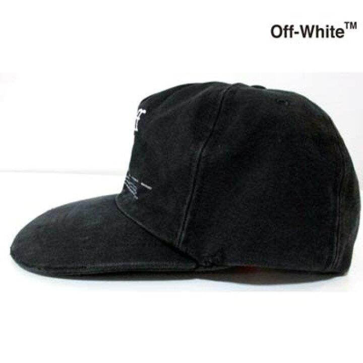 楽天市場】オフホワイト OFF-WHITE メンズ 小物 帽子 キャップ ロゴ 