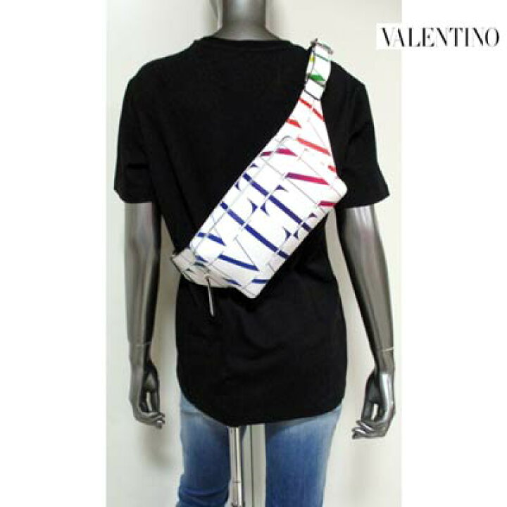 中古】ヴァレンティノ ヴァレンチノ VALENTINO Vリング ボディバッグ  