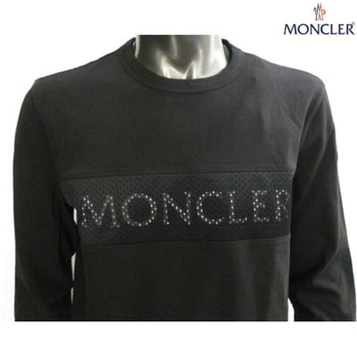 楽天市場】モンクレール MONCLER メンズ トップス ロンT 長袖 ロゴ 
