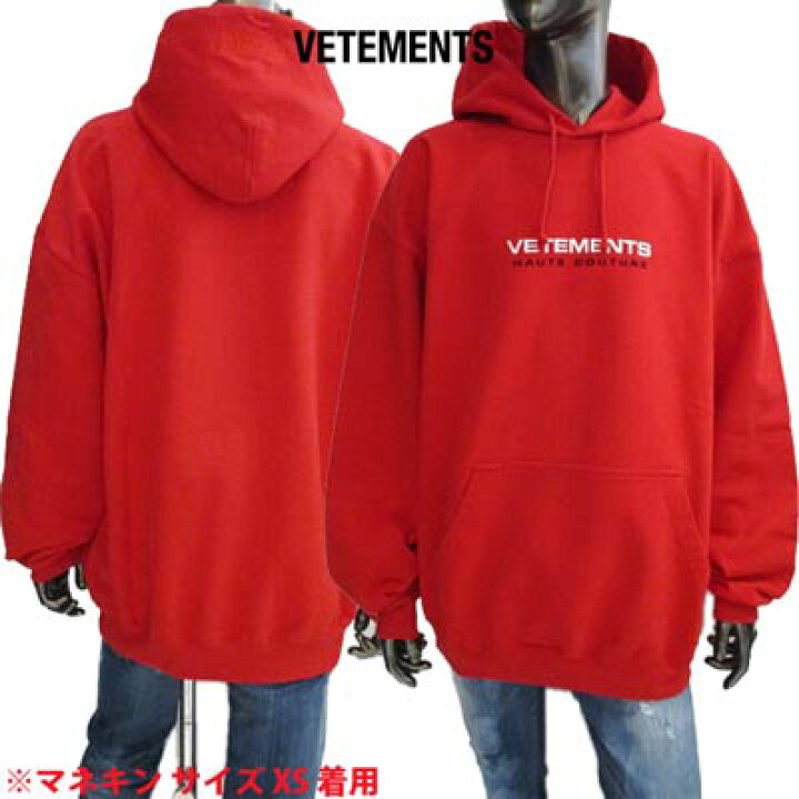 楽天市場】ヴェトモン VETEMENTS メンズ トップス パーカー フーディー 