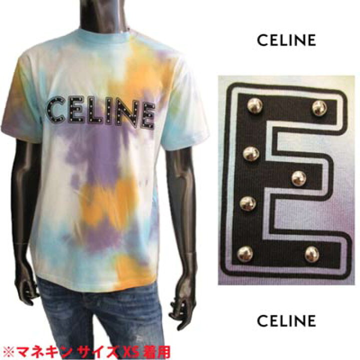 楽天市場】セリーヌ CELINE メンズ トップス Tシャツ 半袖 ロゴ  