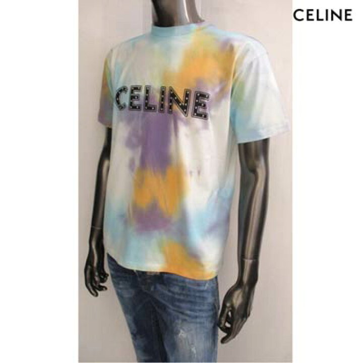 楽天市場】セリーヌ CELINE メンズ トップス Tシャツ 半袖 ロゴ  