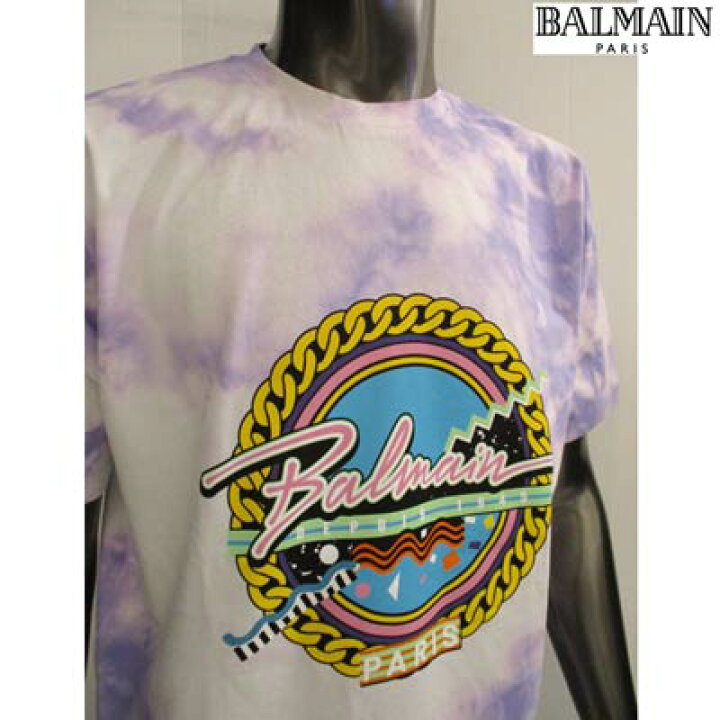 楽天市場】バルマン BALMAIN メンズ トップス Tシャツ 半袖 ロゴ 