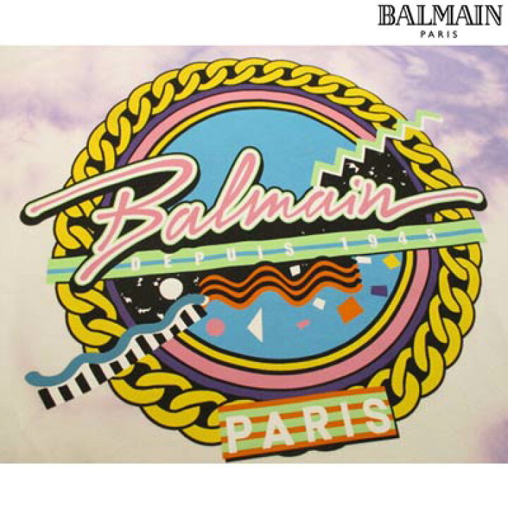 楽天市場】バルマン BALMAIN メンズ トップス Tシャツ 半袖 ロゴ 