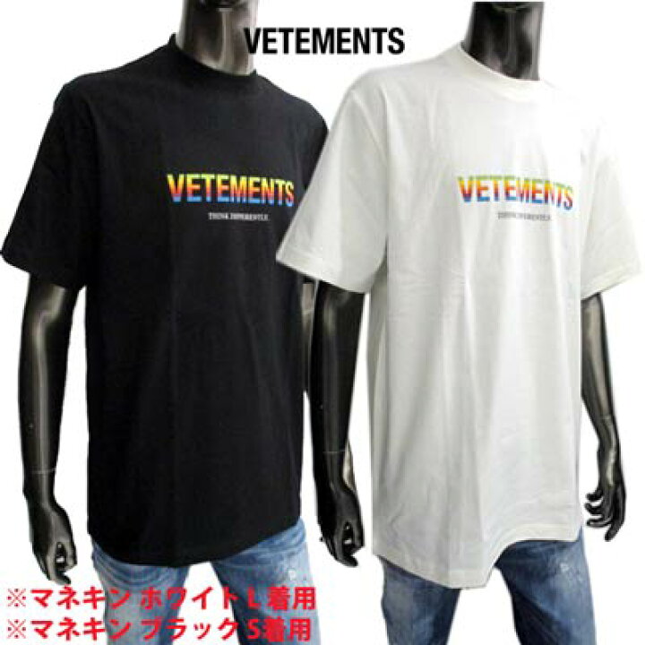 楽天市場】ヴェトモン VETEMENTS メンズ トップス Tシャツ 半袖 ロゴ  