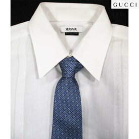 グッチ GUCCI メンズ 小物 ネクタイ 総柄ストライプ柄ブランドロゴ入りシルク100%ネクタイ ライトブルー GUCCI-TI-B 320377 4B001 4979 (R23800) YA121 春夏【送料無料】 【smtb-TK】