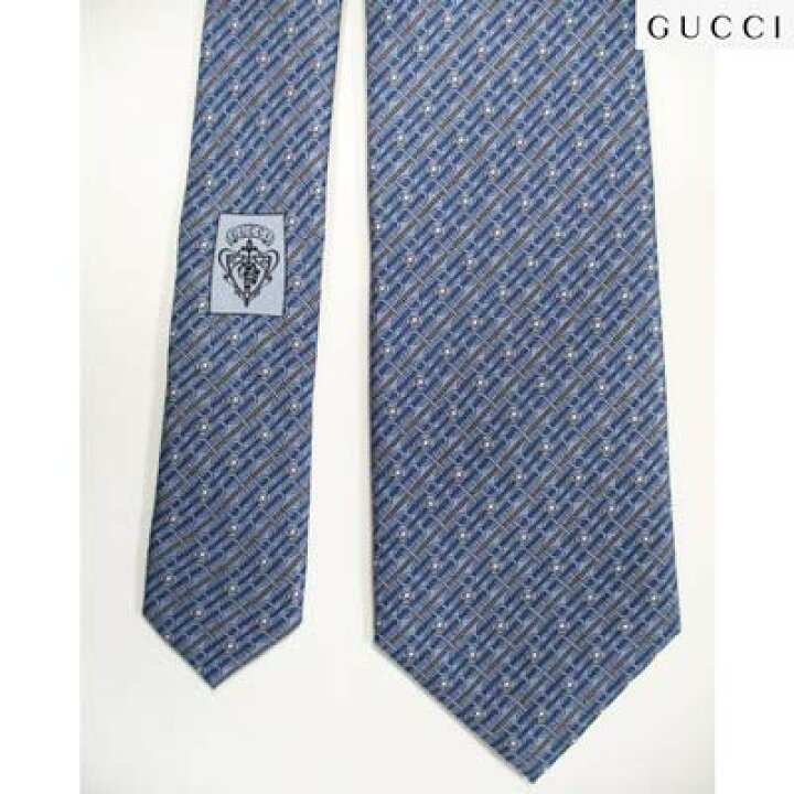 楽天市場】グッチ GUCCI メンズ 小物 ネクタイ 総柄ストライプ柄  