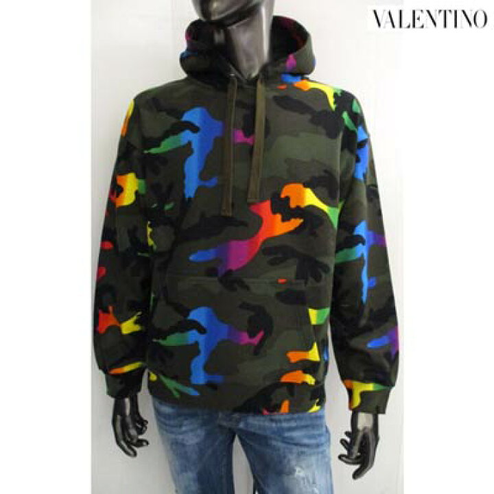 楽天市場】ヴァレンティノ VALENTINO メンズ トップス パーカー 