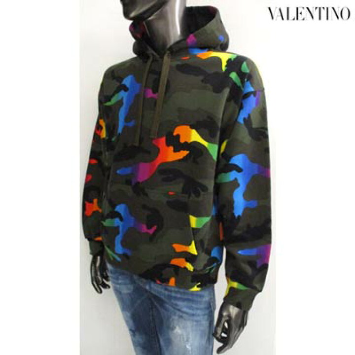 楽天市場】ヴァレンティノ VALENTINO メンズ トップス パーカー 