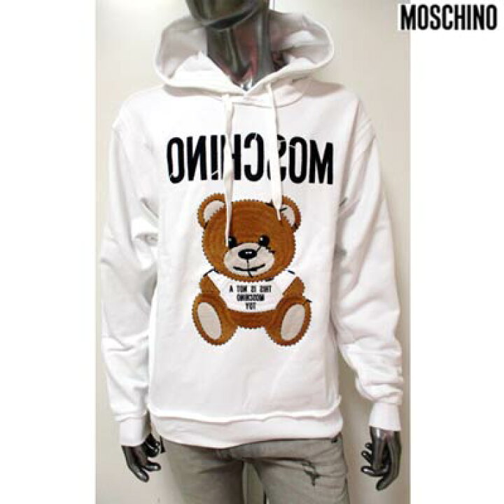 楽天市場】モスキーノ MOSCHINO メンズ トップス パーカー フーディー  