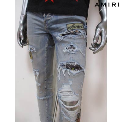 楽天市場】アミリ AMIRI メンズ パンツ ボトムス ロゴ クラッシュ加工