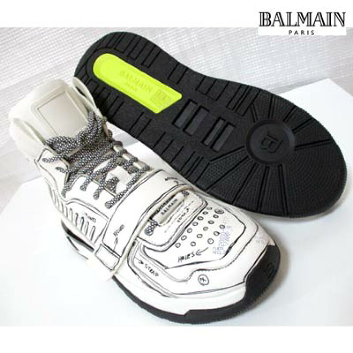 楽天市場】バルマン BALMAIN メンズ 靴 スニーカー ロゴ ボディ 