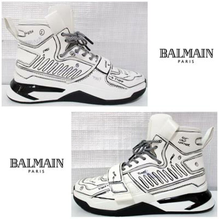 楽天市場】バルマン BALMAIN メンズ 靴 スニーカー ロゴ ボディ 